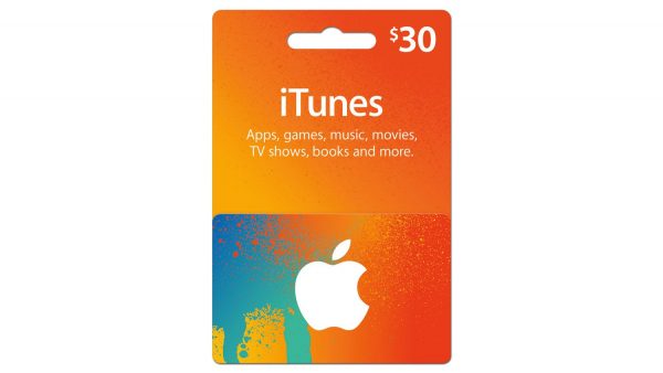 carte itunes 30$