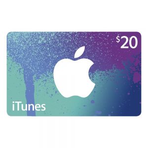 Carte iTunes 20$