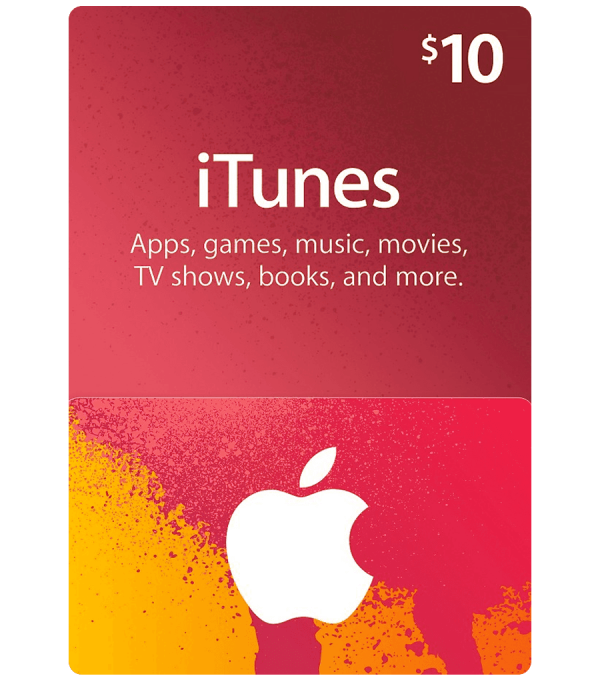 carte itunes 10$