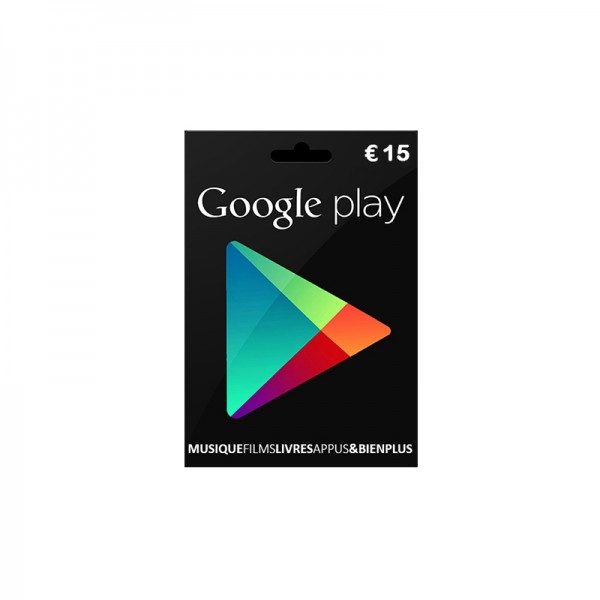 carte google play 15€