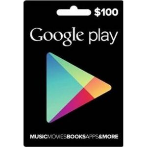 Carte Google Play 100$