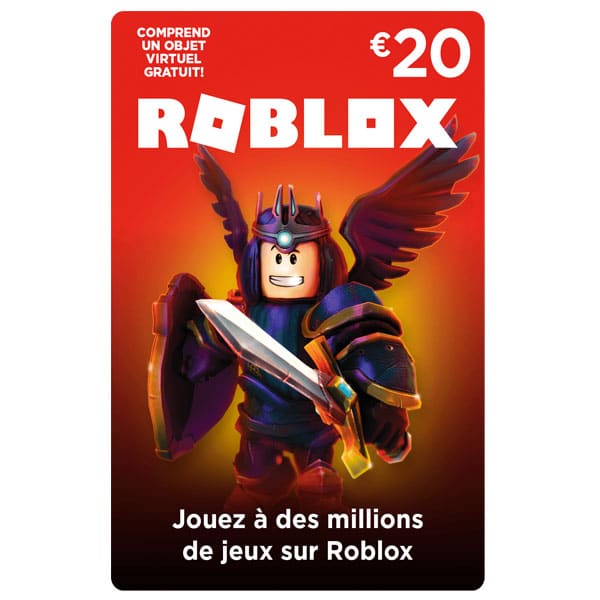 carte roblox 20€