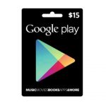 Carte Google Play 15$